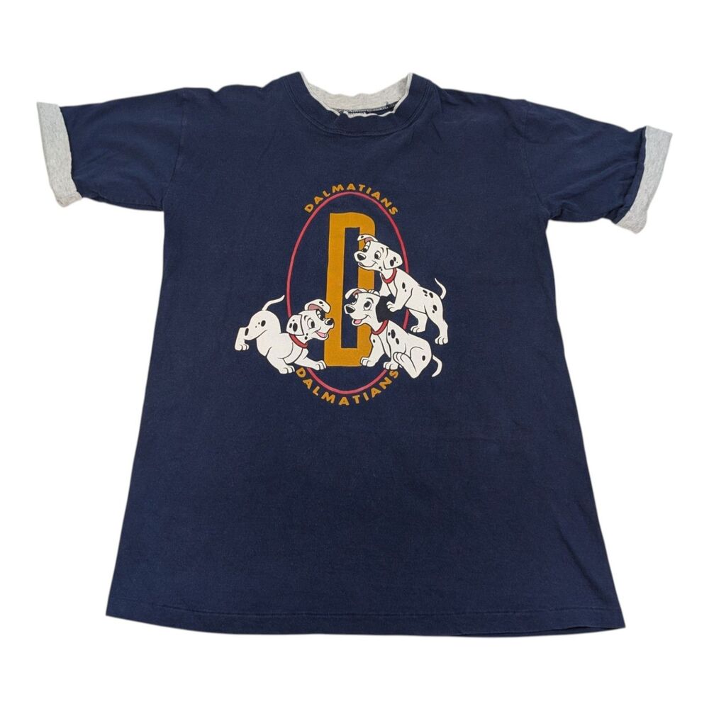 Disney 101 Dalmatians Layered Look T-Shirt – Blue – Size Large